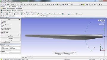 SimCafe: Wind Turbine Blade FSI (Part1), Drawing the Fluid Volume
