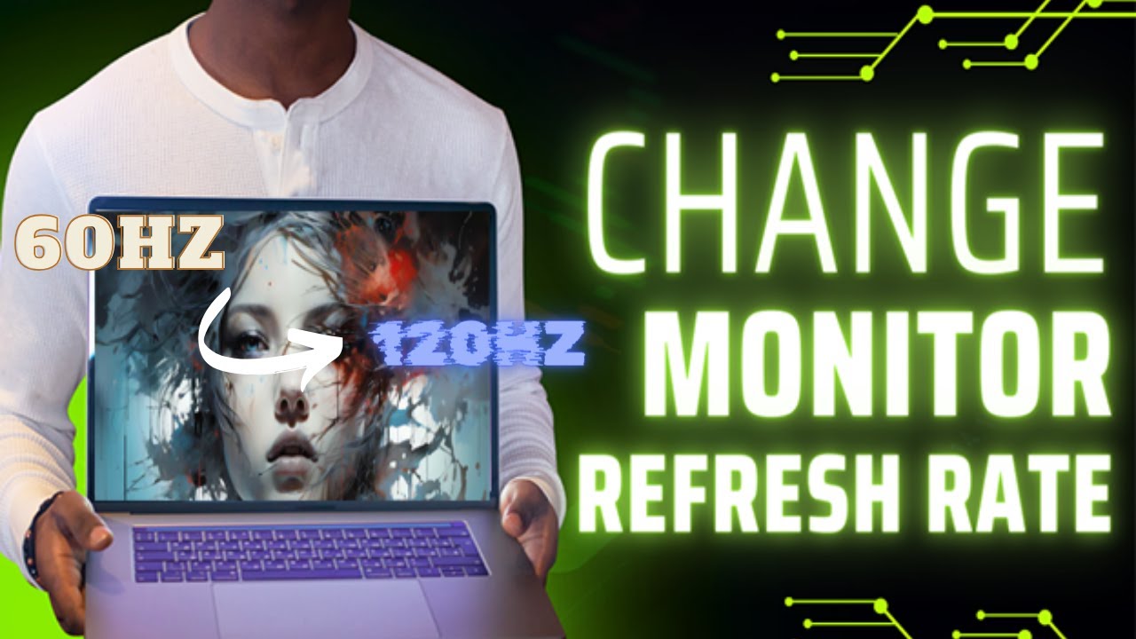 HOW TO CHANGE MONITOR REFRESH RATE (HZ) WINDOWS 10, 11 IN LESS 1 MINUTE ...