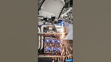 Robots & human precision: Witness sparks #Robotics #Welding #FutureTech #shorts #trending #discover
