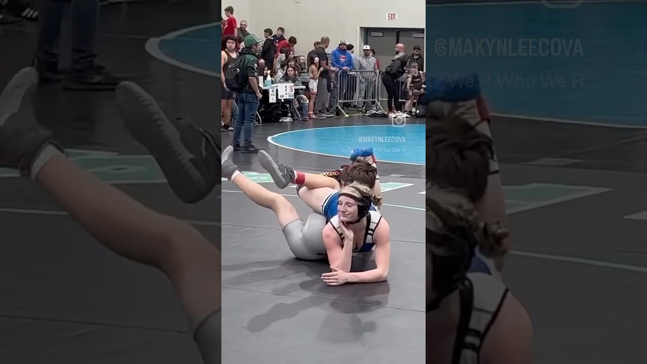 Leg Cradle! 🥊 Makynlee Cova Wrestling #CombatGirls