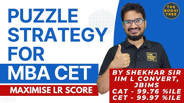 Puzzle Strategy For MBA CET | Maximize LR Score | By IIM L Convert, JBIMS | The Bodhi Tree