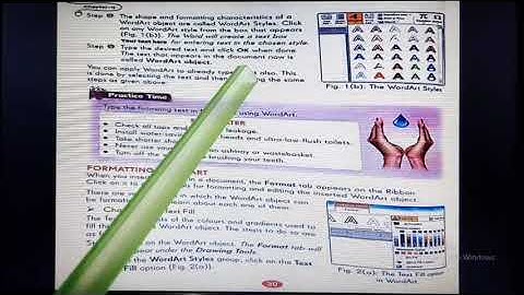 Class - 5            Subject - Computer    Chapter-4  (Part-1)   Inserting Objects in MS Word 2010