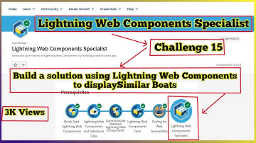 Lightning Web Components Specialist | Salesforce Trailhead | Challenge 15