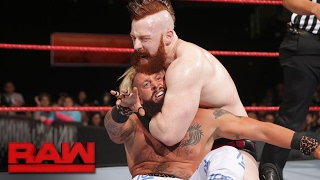 Enzo Amore \& Big Cass vs. Cesaro \& Sheamus - No.1 Contenders' Match: Raw, Feb. 20, 2017