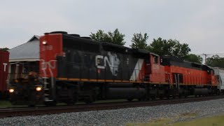 B&LE, BNSF, And Canadian Cabs on The CN McComb in Summit, MS!