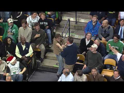 HD video of Jeremy Fry - Celtics Fan Dancing to Bon Jovi Living on a Prayer at a Celtics game
