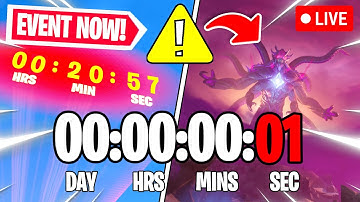 FORTNITE EVENT COUNTDOWN LIVE🔴 24/7 & In game Event Right Now!