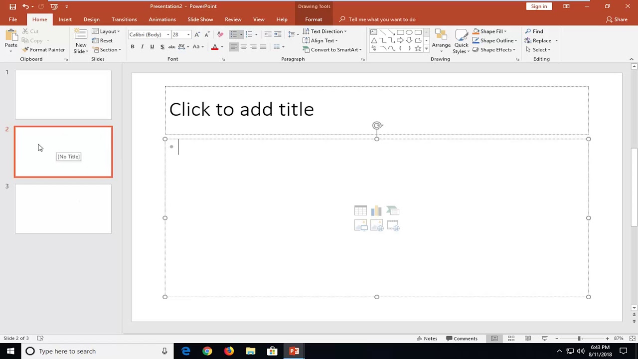 how to delete presentation on pc