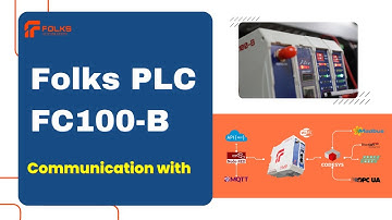 FolksPLC FC100-B : Communication with Node-Red and Modbus RTU Slave Device