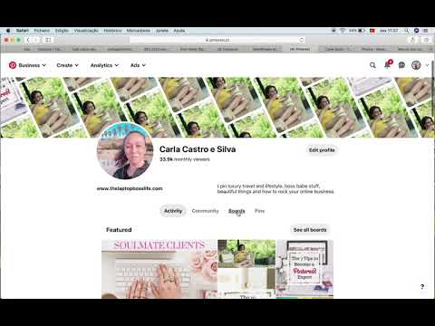 Como Repin NO GRUPO Boards no Pinterest