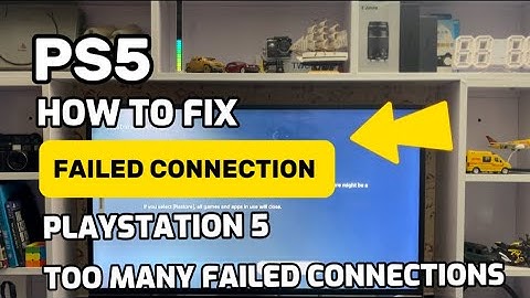 PS5 : Too Many Failed Connections Attempts On PlayStation 5 Network