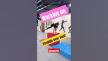 Working on Straddle over vault #gymnastics #vault #fitness #kids #oman #coacheddy #جمباز #ژیمناستیک