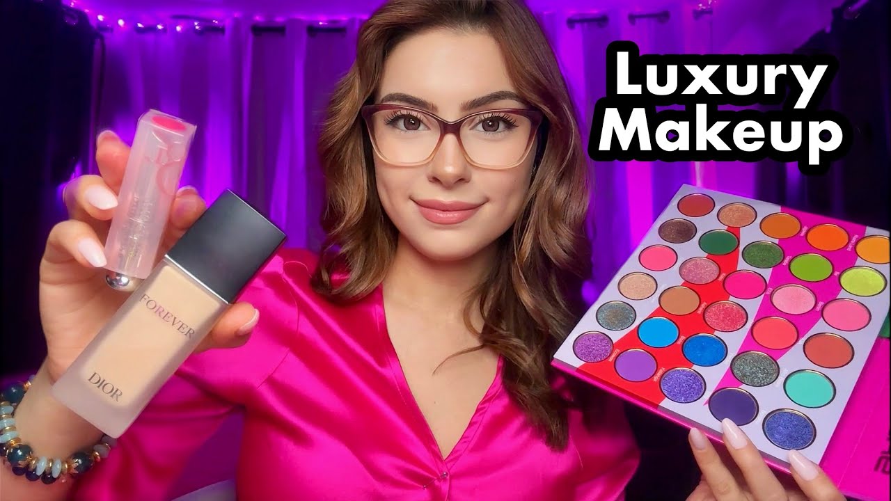 ASMR Doing Your LUXURY Makeup 🌷 Layered Sounds & Personal Attention for DEEP SLEEP 😴
