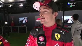Charles Leclerc Post Qualifying interview #AUSGP #F1