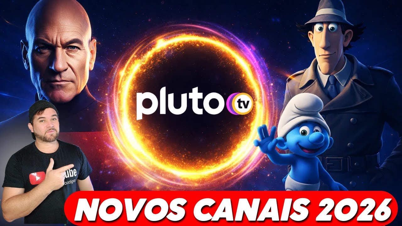 Atualização da Pluto TV em 2026 + 6 CANAIS !