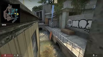 Forester Overpass Short Pipe Flash From Boost (CS:GO Tricks)