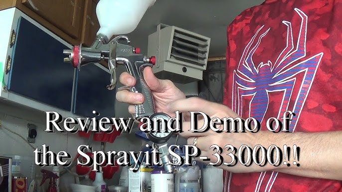 SPRAYIT+Sp-33500+LVLP+Gravity+Feed+Mini+Spray+Gun+SP33500 for sale online