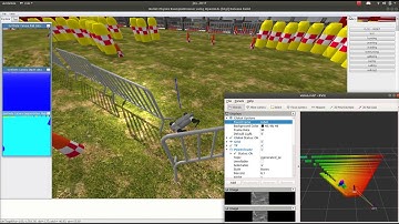 depth simulation tests with pybullet, rviz, and a urdf model