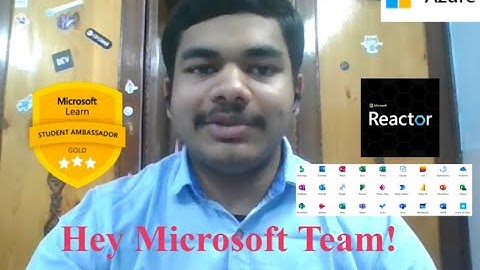 🔥🔥🔥[Selected] Microsoft Learn Student Ambassador Program Video