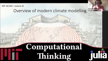 An overview of modern climate modeling | Week 13 | 18.S191 Fall 2020 | Henri Drake & James Schloss