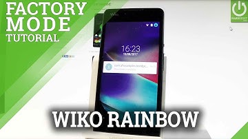 How to Enter Factory Mode WIKO Rainbow Lite - Factory Test Mode