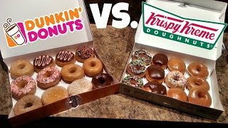 In this video i will be comparing arguably the two best doughnut
brands america, dunkin' donuts and krispy kreme. thanks for watching
hope you guys...