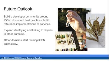 Identifying and linking physical samples with data using IGSNs-PiDs Short Bites #2