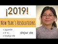 Spanish New Year's Resolutions