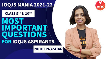 MOST IMPORTANT QUESTIONS OF CLASS 9 & 10 FOR IOQJS ASPIRANTS | IOQJS Preparation | Nidhi Mam | VOS
