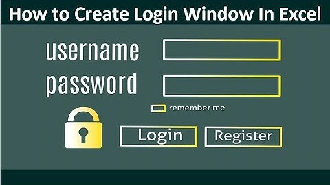 How to create Login Window in Excel || Excel Latest Video || Excel Trips and Tricks