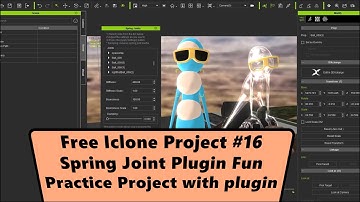 Iclone Fun Practice Project #16😊Tutorial. Spring Joint Plugins. Download all 12. Character Creator