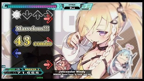 DDR / Jetcoaster Windy - EXPERT SINGLE (DanceDanceRevolution A20 PLUS)