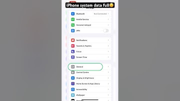 Need Help! | How to clear this iphone system data? | #iPhone #ios #help #shorts