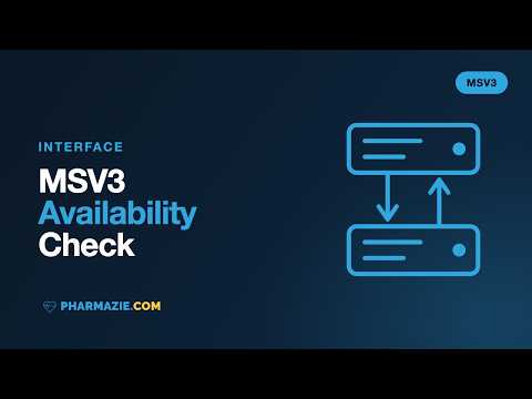 MSV3 Availability Check: query drug stock levels in pharmazie.com (tutorial)