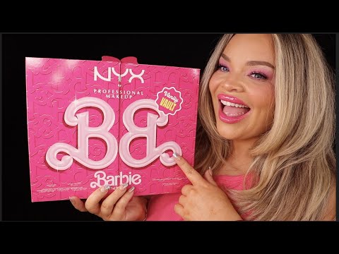 ASMR Unboxing NEW Barbie Makeup!
