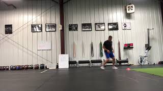 1/2 Kneel Crossover Sprint To Decelerate