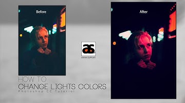 How To Change lights colors | Photoshop CC Tutorial 2019  || #ARYANSUPPORT