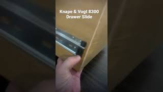 Knape and Vogt Drawer Slide removal