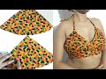 Neck Tie Bra / Bikini Bra Cutting and Stitching | नेक टाई ब्रा कटिंग और स्टिचिंग