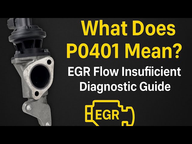 What Does P0401 Mean? EGR Flow Insufficient Diagnostic Guide - YouTube