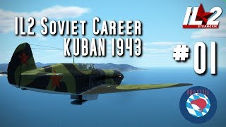 IL2  Kuban '43 Career - Escort Bomber Raid - Mission 1