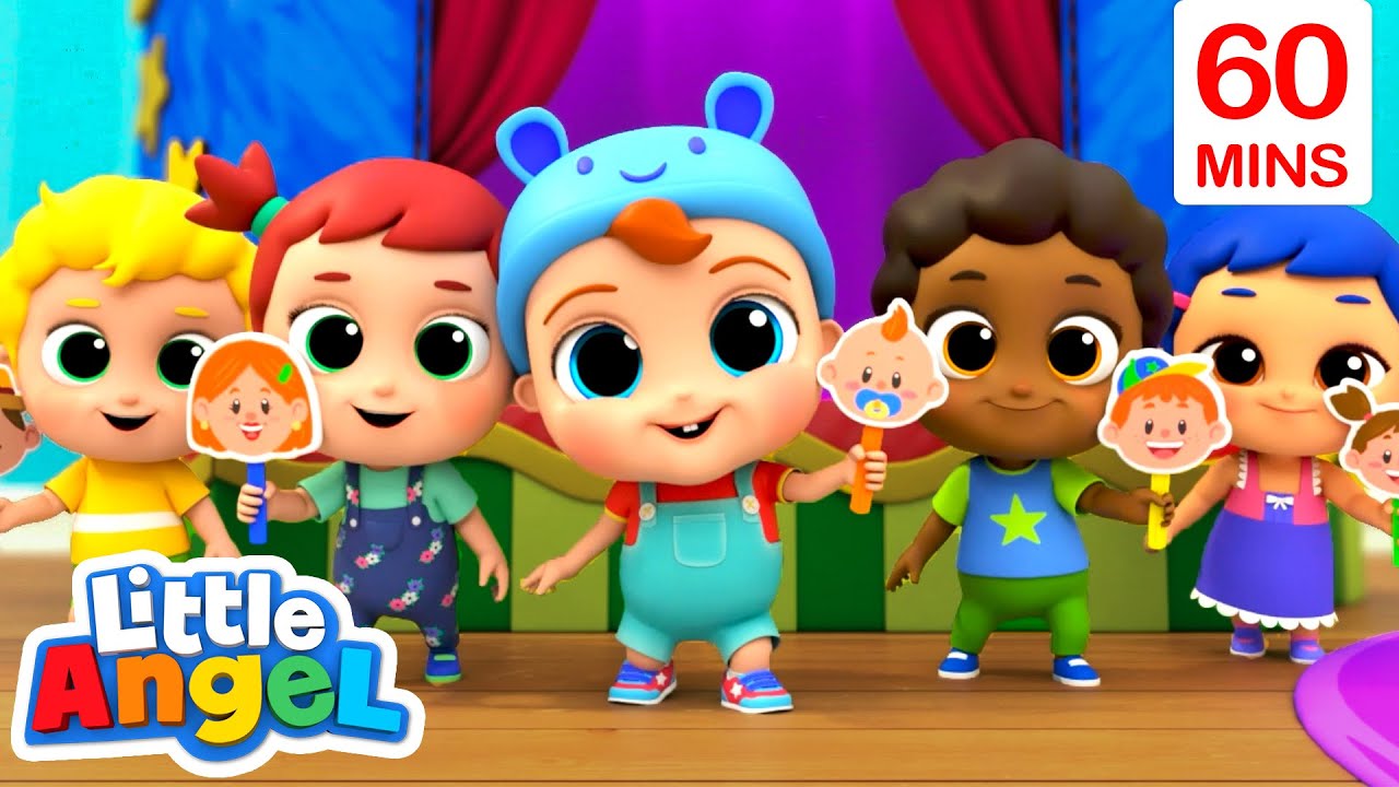 Baby John & the Finger Family Puppet Show Little Angel Moonbug Kids