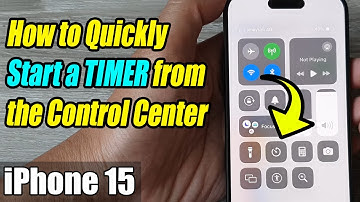 ⏱️ Never Miss a Beat! Start iPhone 15 Timers INSTANTLY In the Control Center! (Pro/Plus Too!)