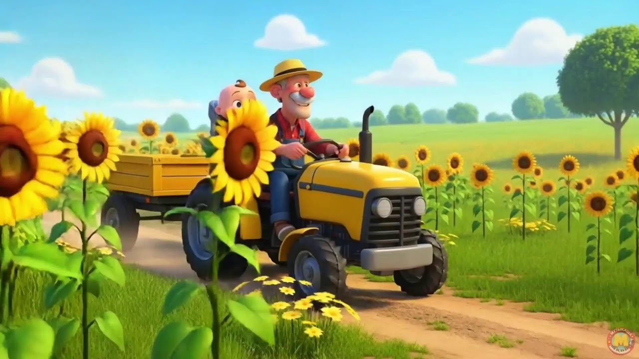 Трактор | Запорожец | Малыш | Детские мульт-песенки