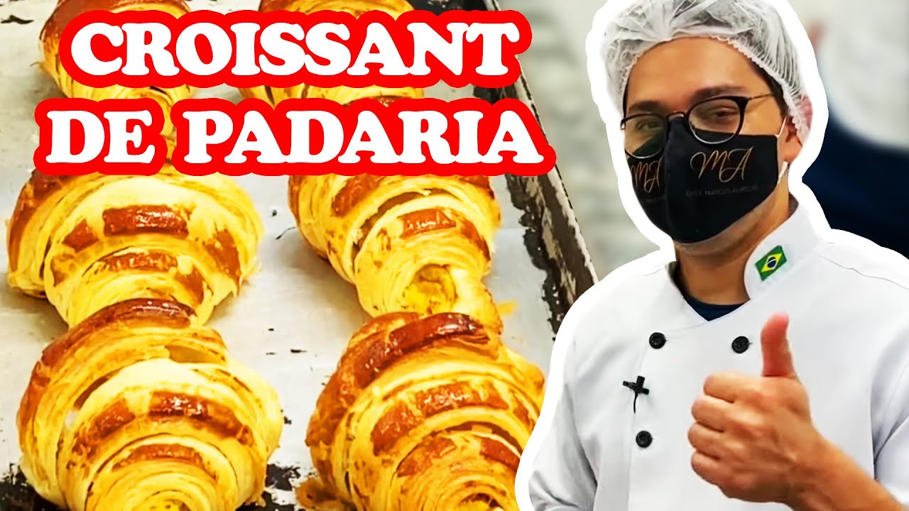 Receita do Croissant de Padaria | Ewerton Santana