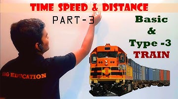 TIME SPEED AND DISTANCE | PART 3 | TRICKS & TYPE 3(TRAINS) | PROBLEMS ON TRAIN