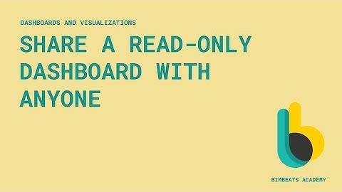 Share a Read-Only Kibana Dashboard with Anyone - Bimbeats