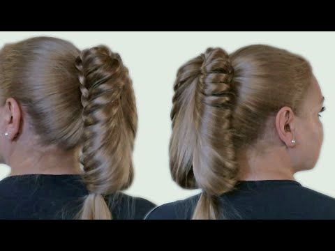 Прическа с Хвостом на Длинные Волосы Видео Обучение| Tail Braid Hairstyle Hair Tutorial Прическа с Хвостом на Длинные Волосы Видео Обучение| Tail Braid Hairstyle Hair Tutorial