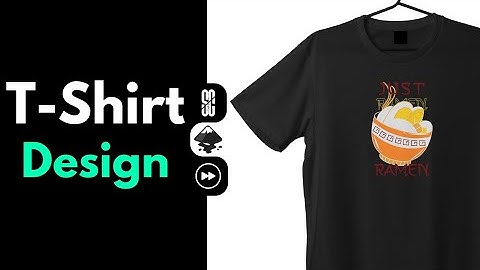 T Shirt Design | Inkscape Speedart
