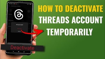 How To Deactivate Threads Account Temporarily | English